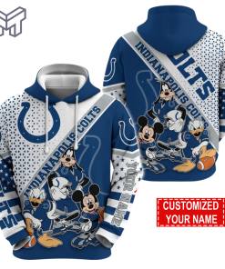 Personalized NFL Indianapolis Colts Hoodie Character Cartoon Movie Unisex Hoodie