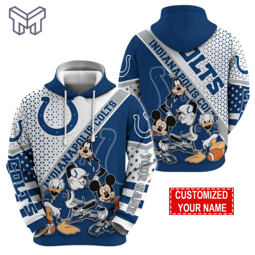Personalized NFL Indianapolis Colts Hoodie Character Cartoon Movie Unisex Hoodie