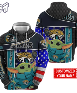 Personalized NFL Jacksonville Jaguars Hoodie Baby Yoda Unisex Hoodie