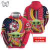 Personalized NFL Kansas City Chiefs Hoodie Baby Yoda Unisex Hoodie For Fans