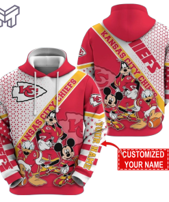 Personalized NFL Kansas City Chiefs Hoodie Character Cartoon Movie Unisex Hoodie