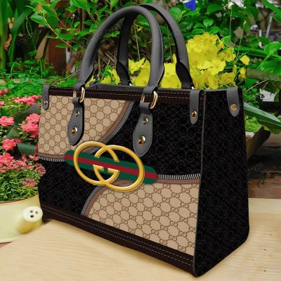 Gucci Yellow Logo Beige Black Luxury Brand Women Small Handbag Outfit For Beauty