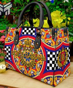 Limited edition dolce & gabbana leather handbag luxury