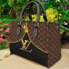 Louis Vuitton Brown Black Luxury Brand Fashion Women Small Handbag For Beauty