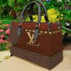 Louis Vuitton Brown Women Small Handbag Luxury Brand Fashion For Beauty