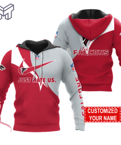 NFL Atlanta Falcons Hoodie Just Hate US Sport Hoodie