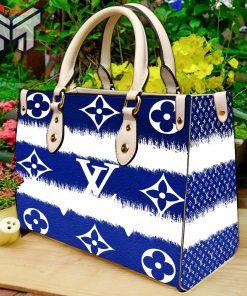 Official Louis vuitton white blue women small handbag luxury brand for beauty