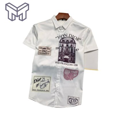 Dior Hawaiian Shirt,Hawaiian Shirts For Men, Dior button shirt – Mura04818