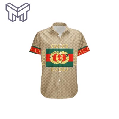 Gucci Hawaiian Shirt,Hawaiian Shirts For Men,Button Shirt GC03