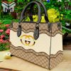 Gucci Luxe Golden Logo Beige Handbag - Elevate your Style, Buy Now!