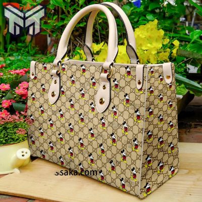Luxury Gucci Mickey Mouse Pattern Handbag - Enhance Your Style, Buy Now!