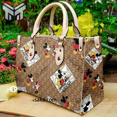 Gucci mickey pattern women small handbag luxury brand for beauty