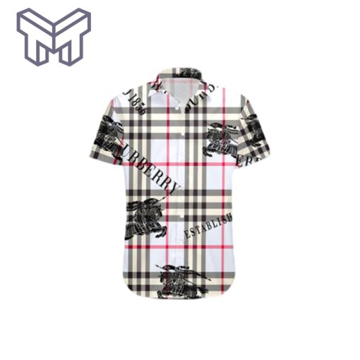 Burberry Hawaiian Shirt,Button Shirt Burberry,Hawaiian Shirts For Men Summer