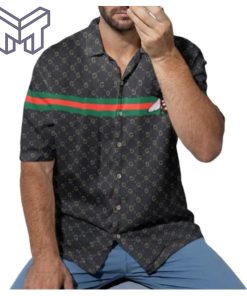 Gucci Hawaiian Shirt, Hawaiian Shirts For Men, Gucci short sleeve button shirt – Mura17818