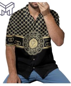Gucci Hawaiian Shirt, Hawaiian Shirts For Men, Gucci short sleeve button shirt – Mura19801