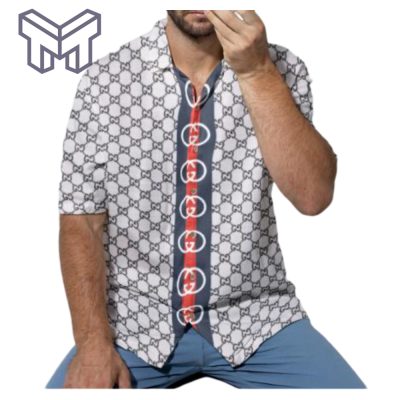Gucci Hawaiian Shirt,Hawaiian Shirts For Men, Gucci short sleeve button shirt – Mura17804