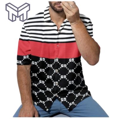 Gucci Hawaiian Shirt,Hawaiian Shirts For Men, Gucci short sleeve button shirt – Mura17805