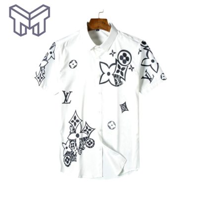 Louis Vuitton Hawaiian Shirt, Hawaiian Shirts For Men, Louis Vuitton button Shirt – Mura12402