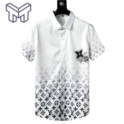 Louis Vuitton Hawaiian Shirt, Hawaiian Shirts For Men, Louis Vuitton button Shirt – Mura12403