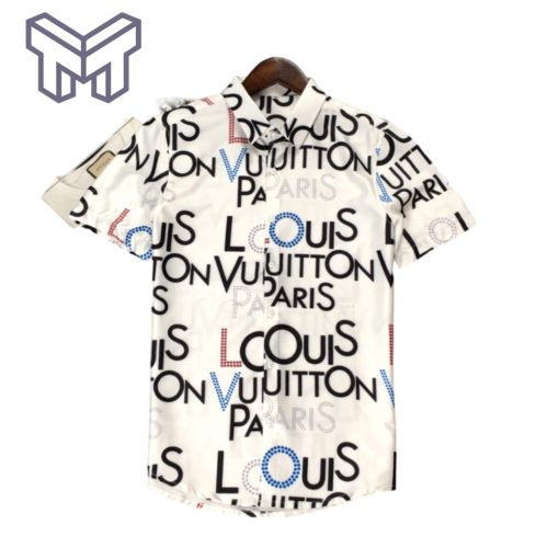 Louis Vuitton Hawaiian Shirt, Hawaiian Shirts For Men, Louis Vuitton button Shirt – Mura17511
