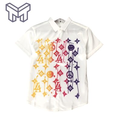 Louis Vuitton Hawaiian Shirt, Hawaiian Shirts For Men, Louis Vuitton button Shirt– Mura17509