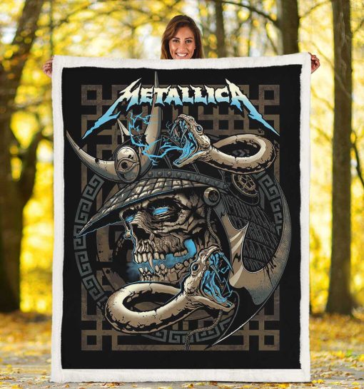Metallica Austria Concert Fleece Blanket