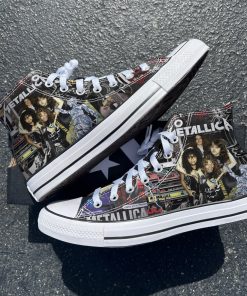 Metallica Band Lover High Top Shoes