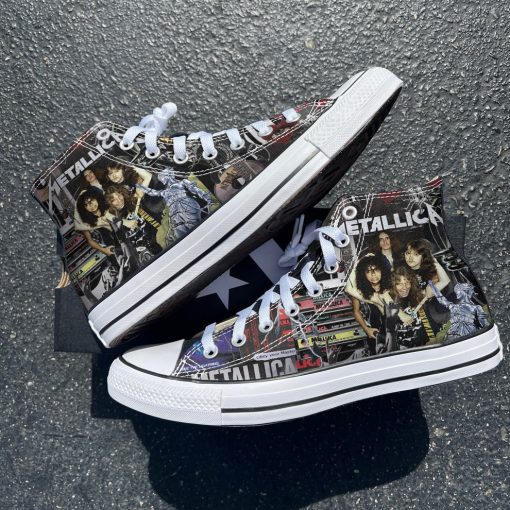 Metallica Band Lover High Top Shoes
