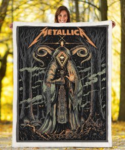 Metallica Barcelona Concert Fleece Blanket