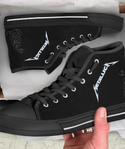 Metallica Black Album High Top Shoes Black