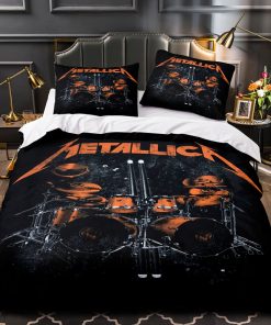 Metallica Band Black Bedding Set