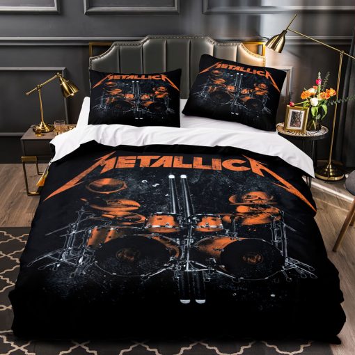 Metallica Band Black Bedding Set