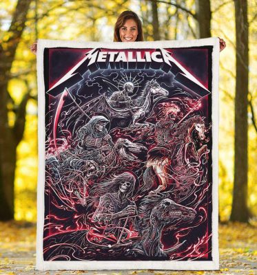 Metallica Chicago Concert Fleece Blanket