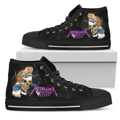 Metallica Damaged Justice High Top Shoes