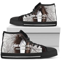 Metallica Death Magnetic High Top Shoes Black