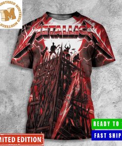 Metallica Exclusive Colorway Official Pop Up Poster For Montreal All Over Print Shirt