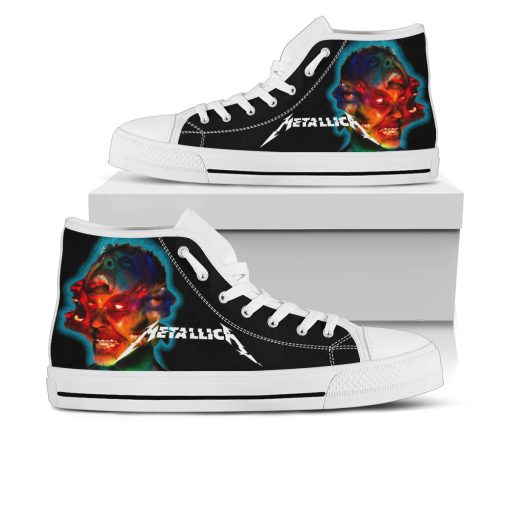 Metallica Hardwired to Self-Destruct High Top Shoes