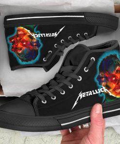 Metallica Hardwired to Self-Destruct High Top Shoes Black