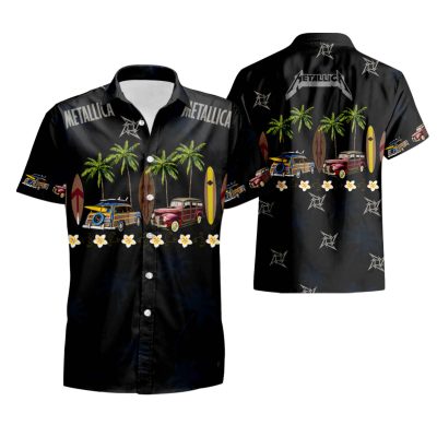 Metallica Hawaii Hawaiian Shirt Fashion Tourism For Men Women Summer Shirt