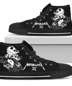 Metallica Jack Skellington High Top Shoes