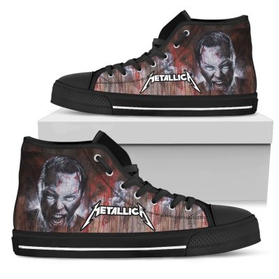 Metallica James Hetfield-Lead Singer Of Metallica High Top Shoes