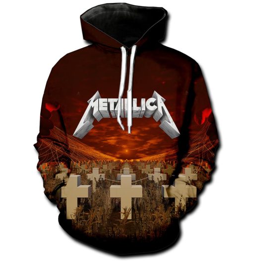 Metallica Master Of Puppets Albums Cover Pullover Hoodie