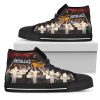 Metallica Master Of Puppets Classic Rock High Top Shoes