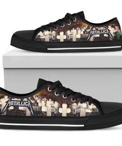 Metallica Master Of Puppets Classic Rock Low Top Shoes