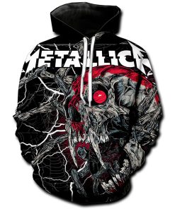 Metallica Munich Concert Skull Pullover Hoodie