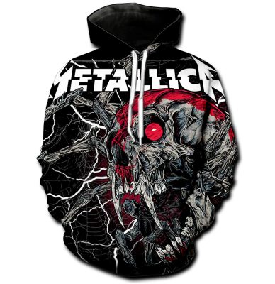 Metallica Munich Concert Skull Pullover Hoodie