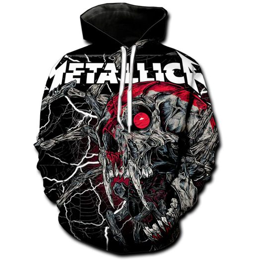 Metallica Munich Concert Skull Pullover Hoodie