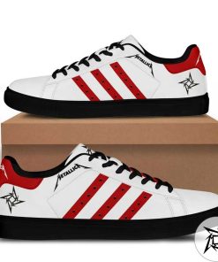 Metallica Band Red White Stan Smith Shoes