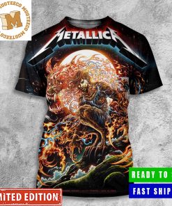 Metallica Shirt Ullevi Stadium de Gothenburg Sweden Night Two World Tour All Over Print Shirt