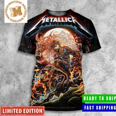 Metallica Shirt Ullevi Stadium de Gothenburg Sweden Night Two World Tour All Over Print Shirt